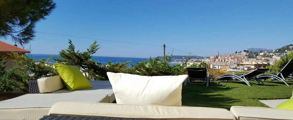 מנטון Cap Au Sud,Vue Panoramique Mer,Piscine מראה חיצוני תמונה