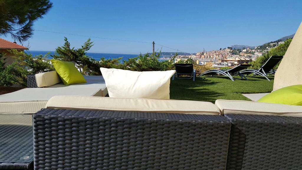 מנטון Cap Au Sud,Vue Panoramique Mer,Piscine מראה חיצוני תמונה